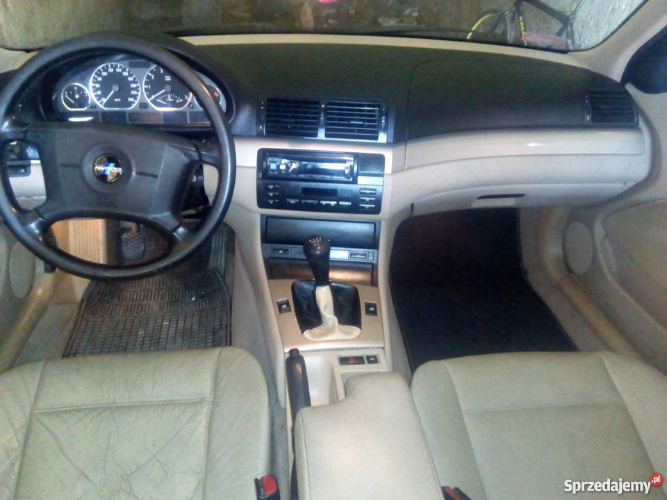 BMW e46 bananowe skóry alu 17 lampy ksenon 277000km Kowalki