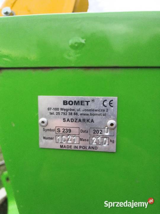 Sadzarka do ziemniaków Bomet Gemini nieuszkodzony Łańcut sprzedam