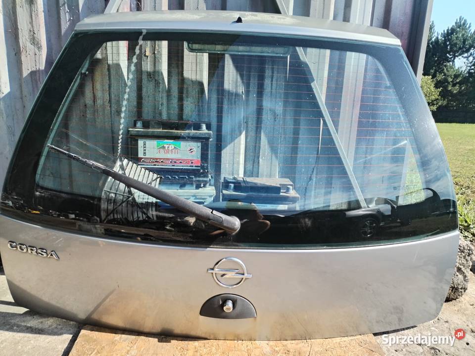 Klapa tylna Opel Corsa C
