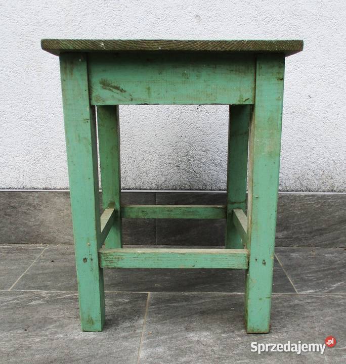 Stary Wiejski Stołek Zydel Nieporęt