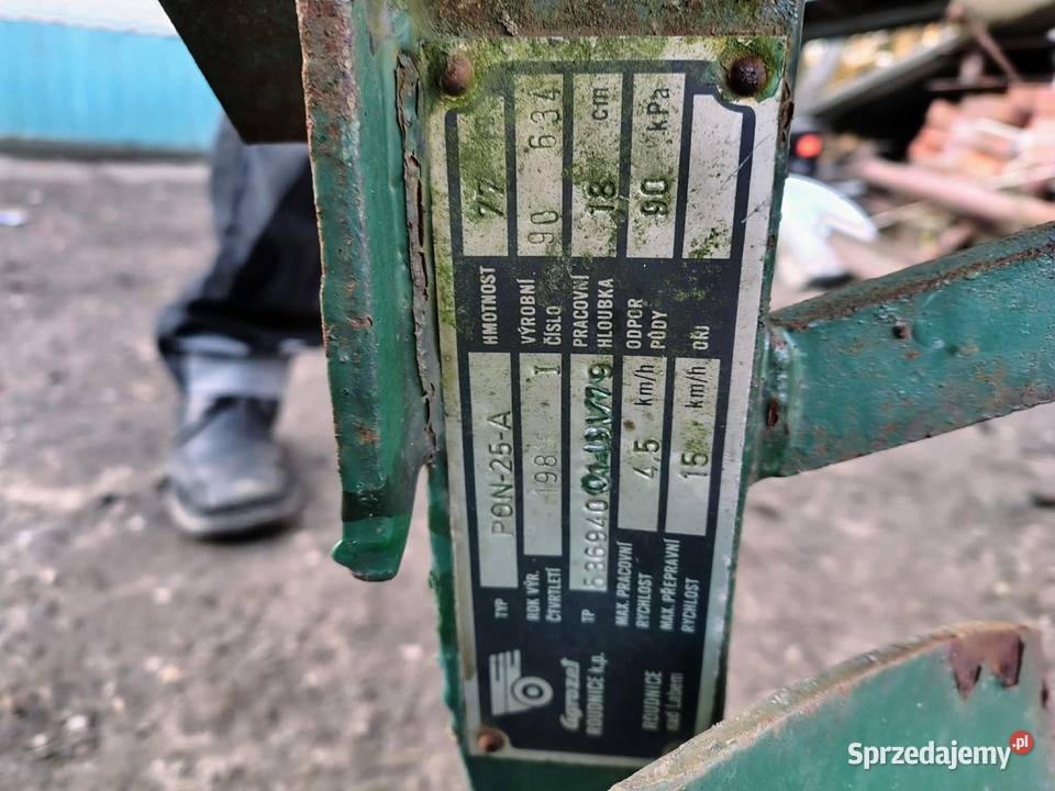 Pług do tz4k14 PoN25A