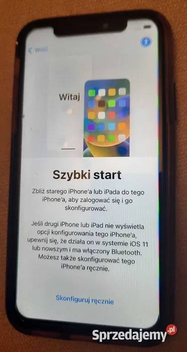 iPhone X czarny stan nowa bateria 100 Apple / iPhone Skarżysko-Kamienna