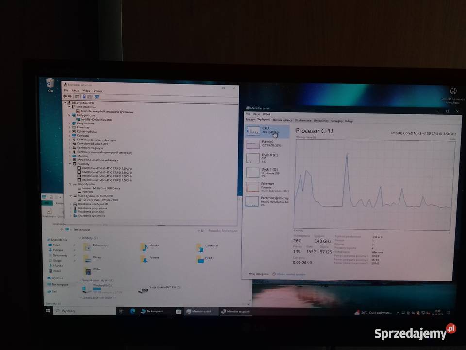 SFF Dell Vostro 3800 i34150 SSD 256GB DDR3 4GB Bydgoszcz