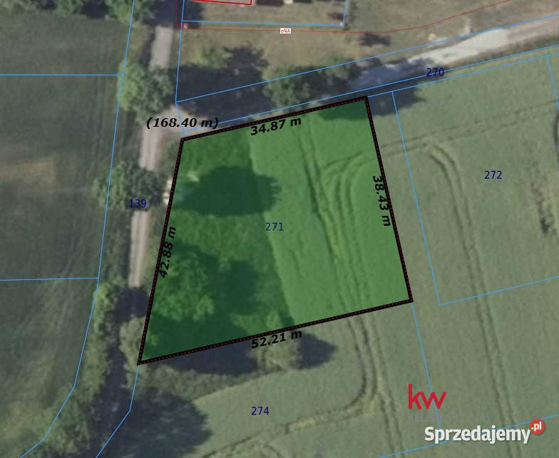 Działka 1677 metrów Sątok 1677m2 dolnośląskie