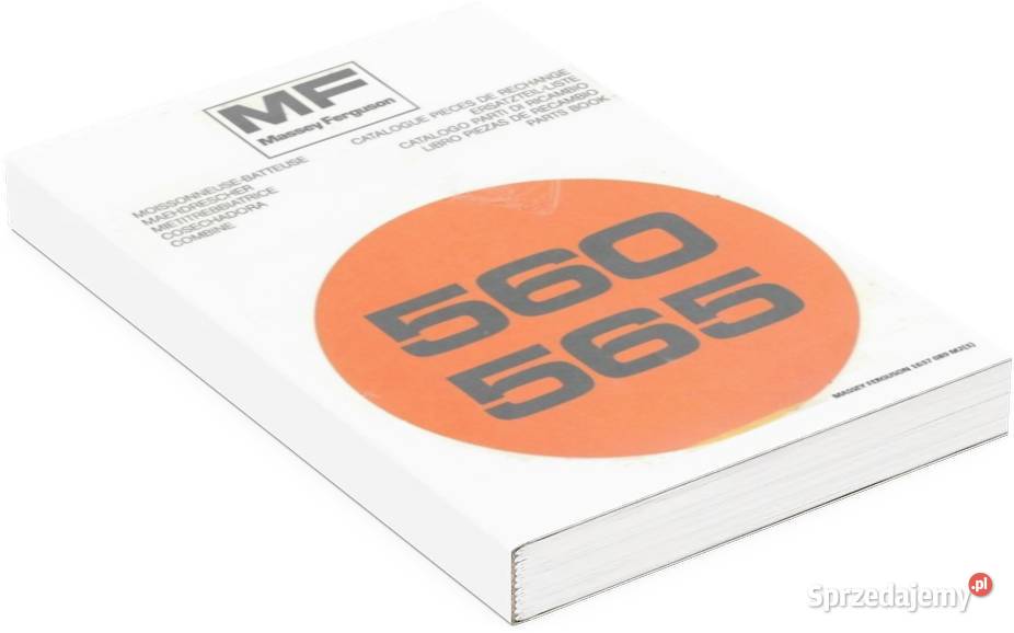 Katalog części MF 565 Massey Ferguson Poradniki, albumy i reportaże Szamotuły