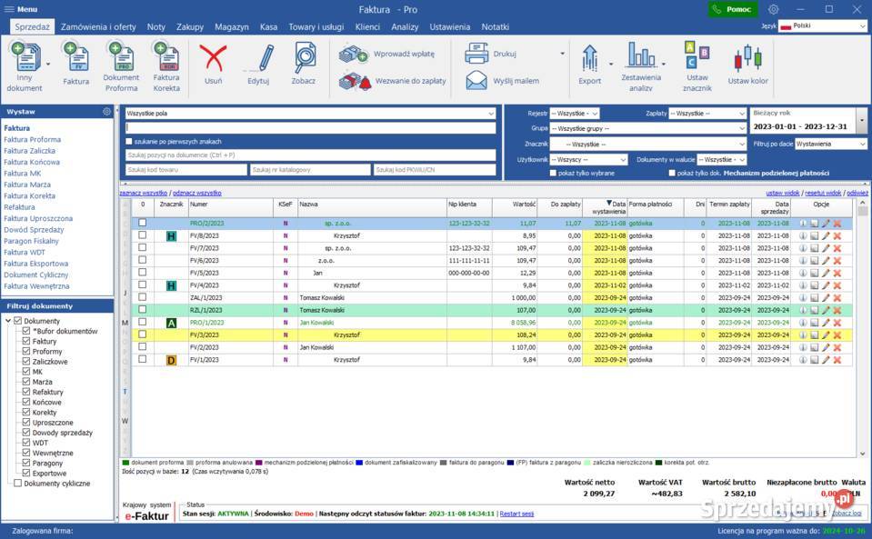Faktura Pro faktury z magazynem i KSeF Łódź