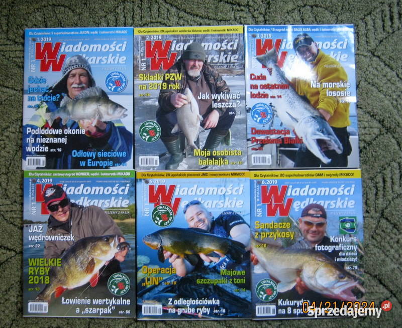 Wiadomości wędkarskie roczniki 20181920 małopolskie Kraków