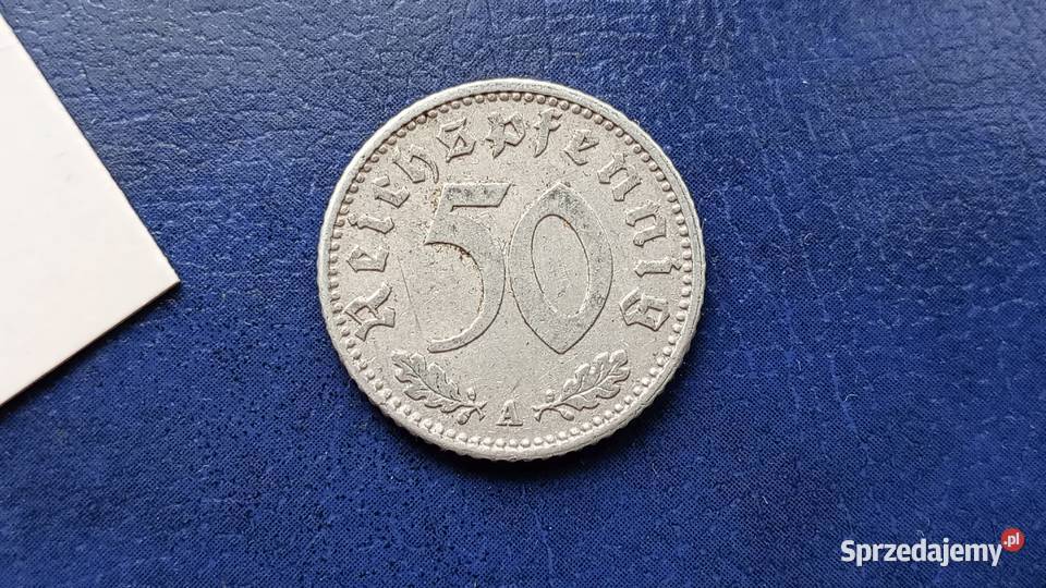 Stare monety 50 pfennig 1943 A Niemcy Lesko sprzedam