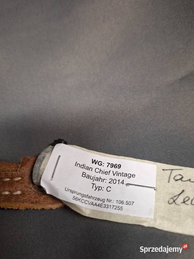 INDIAN CHIEF VINTAGE KRAWAT NAKLADKA NA BAK 400 Luboszyce