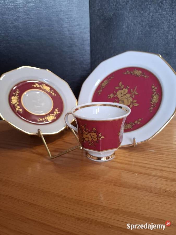 Zestaw filiżanka i dwa tależyki Częstochowa