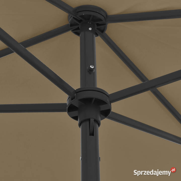 Parasol plażowy taupe 180x120 WM314722 mazowieckie Warszawa