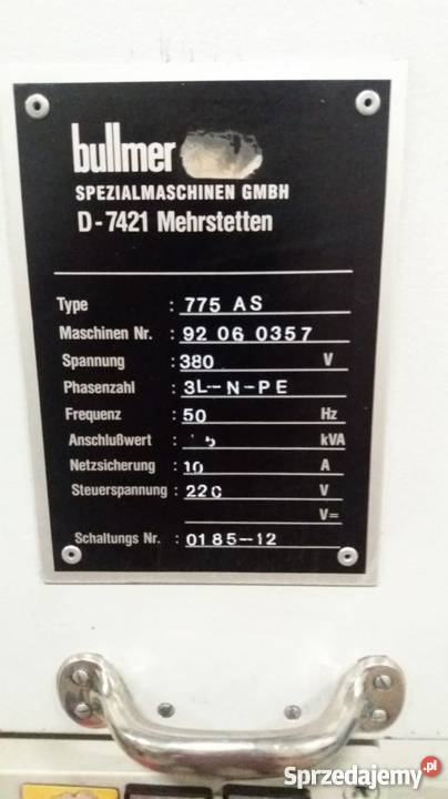 Nóż Taśmowy BULLMER Krajarka Taśmowa Juki Wałbrzych