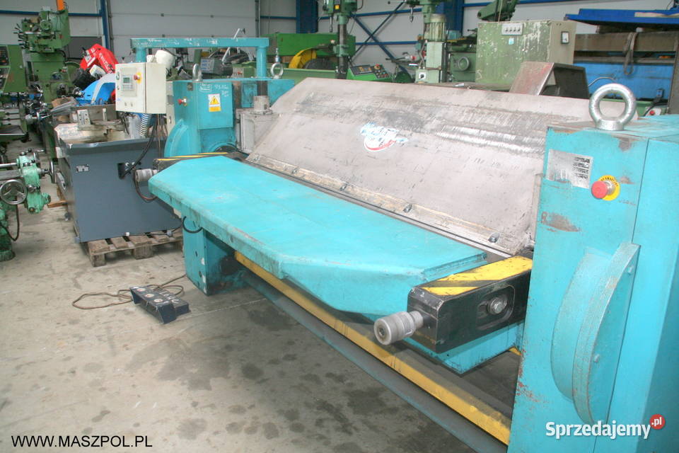 Zaginarka mechaniczna do blachy Ozamech 6 x 2000 łódzkie