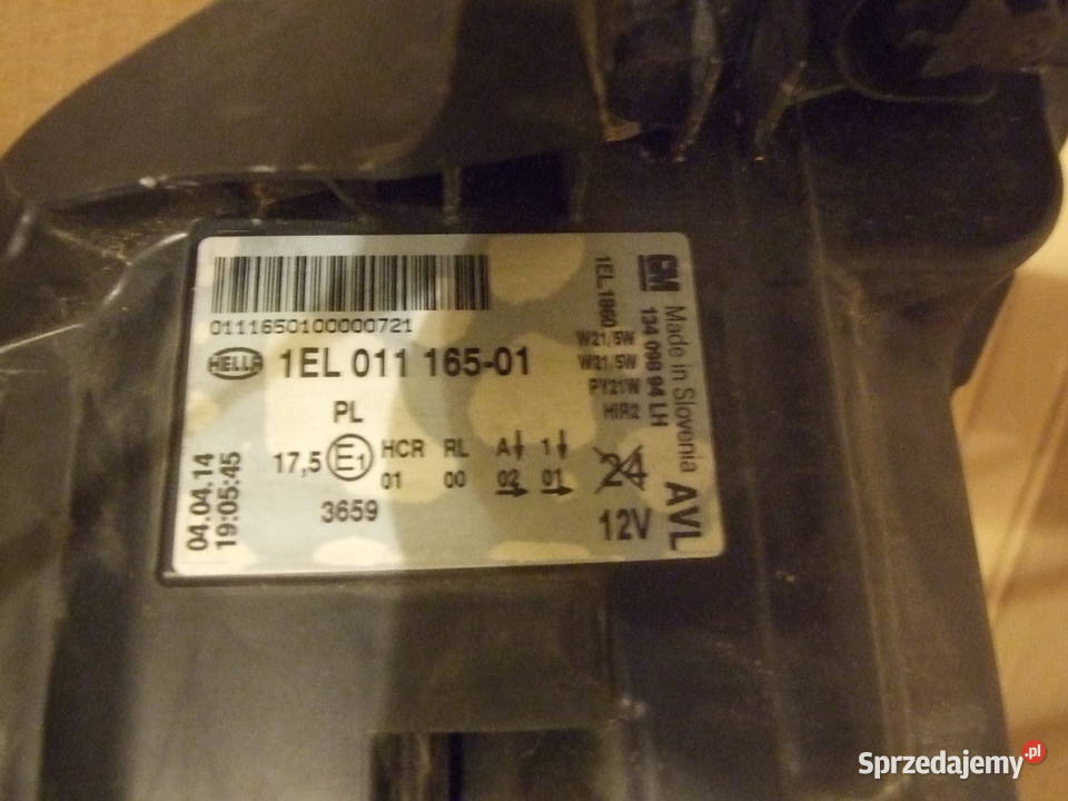 Lampa Opel Insignia lift lewa 13409894LH osobowe Białystok