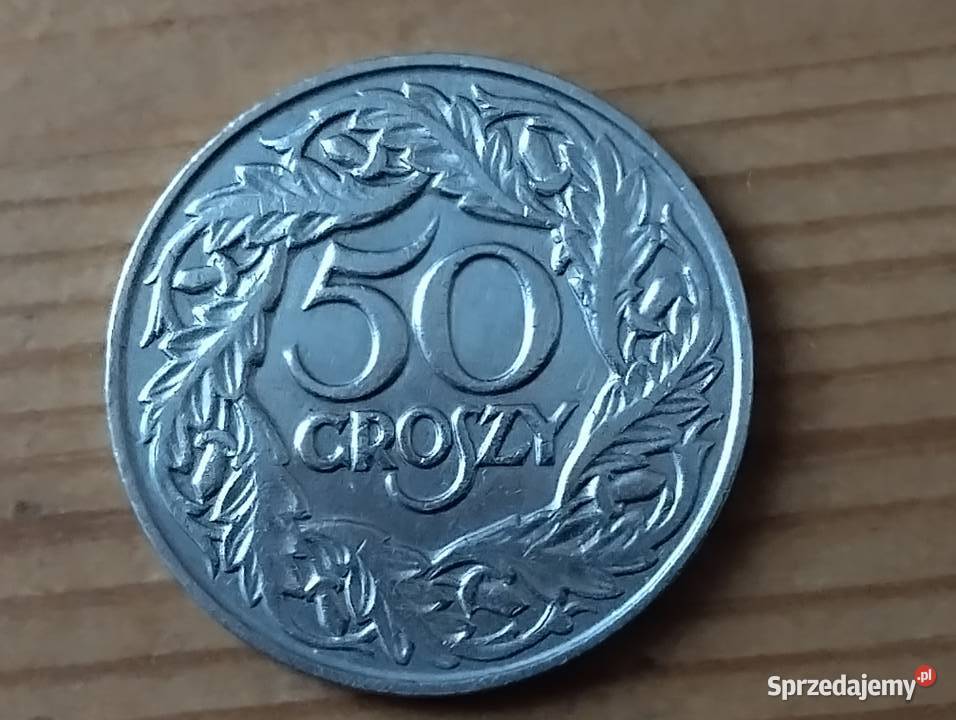 Moneta 50 groszy 1923r II RP Warszawa