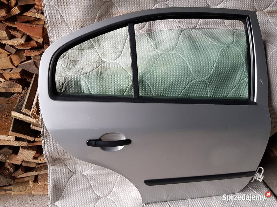 Drzwi Octavia 2008r Srebrne Prawy Tył Drzwi Łagów