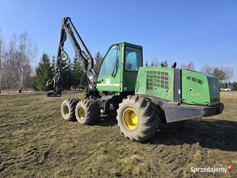 Harwester JOHN DEERE 1070 D ECO III 6x6 Bielnik Drugi sprzedam