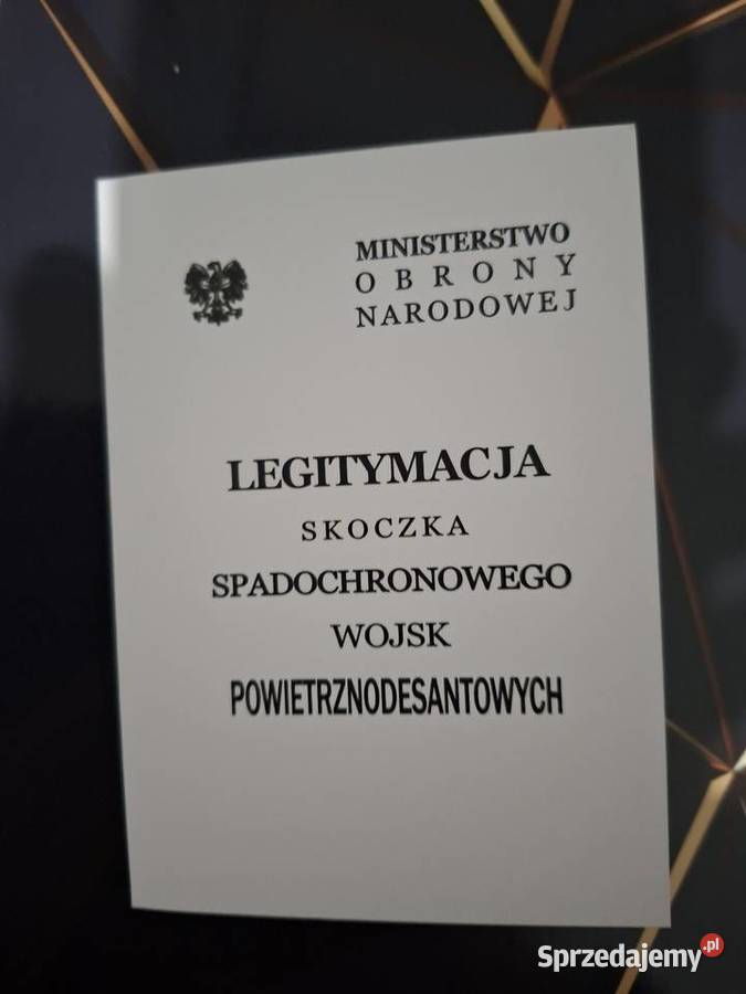 Legitymacja skoczka spadochronowego Lublin