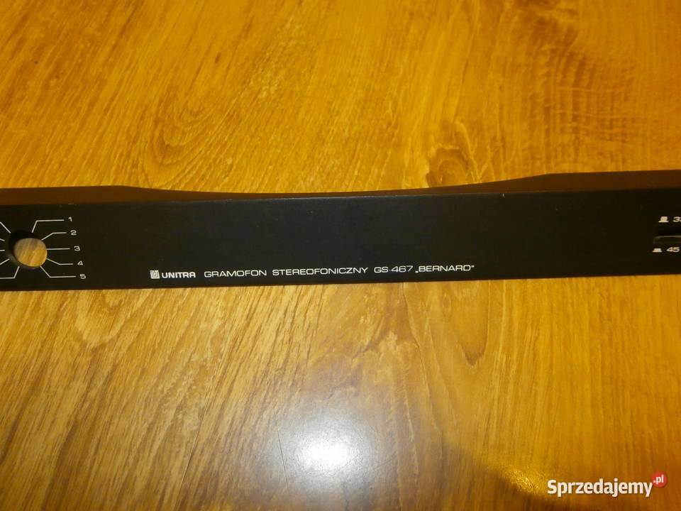 Gramofon FONICA GS 467 panel przedni Bernard Gramofony łódzkie Łódź sprzedam