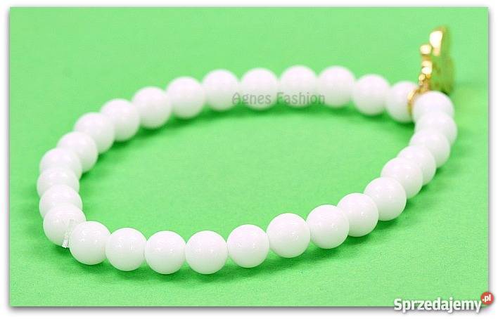Bransoletka Białe Kulki NOWOŚĆ Tous Miś Bear dolnośląskie Wrocław