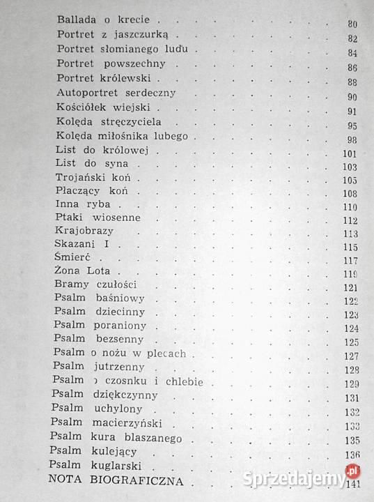 Poezje wybrane Tadeusz Nowak Pozostałe Chełm