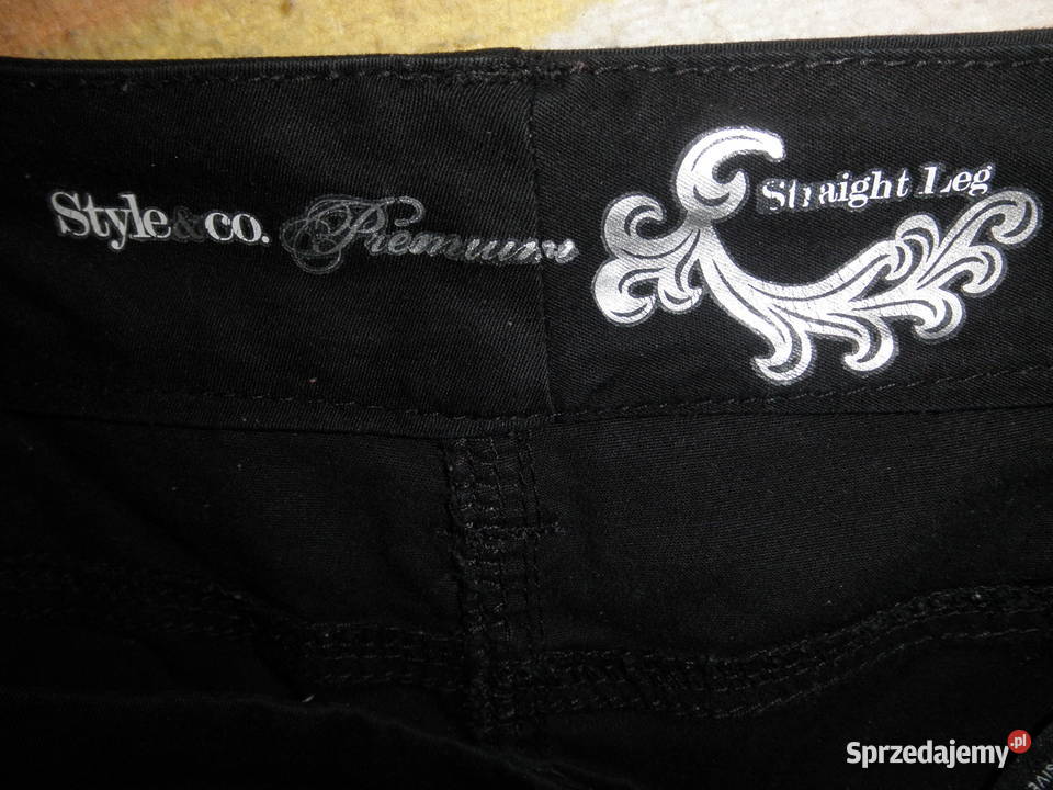 Spodnie czarne Gdańsk sprzedam