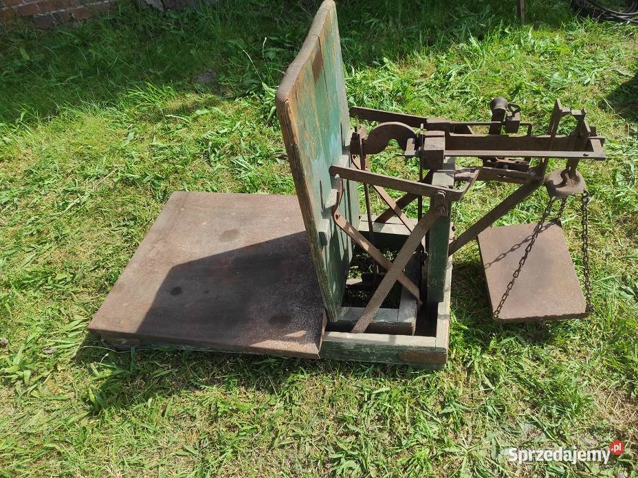 Przedwojenna waga towarowa