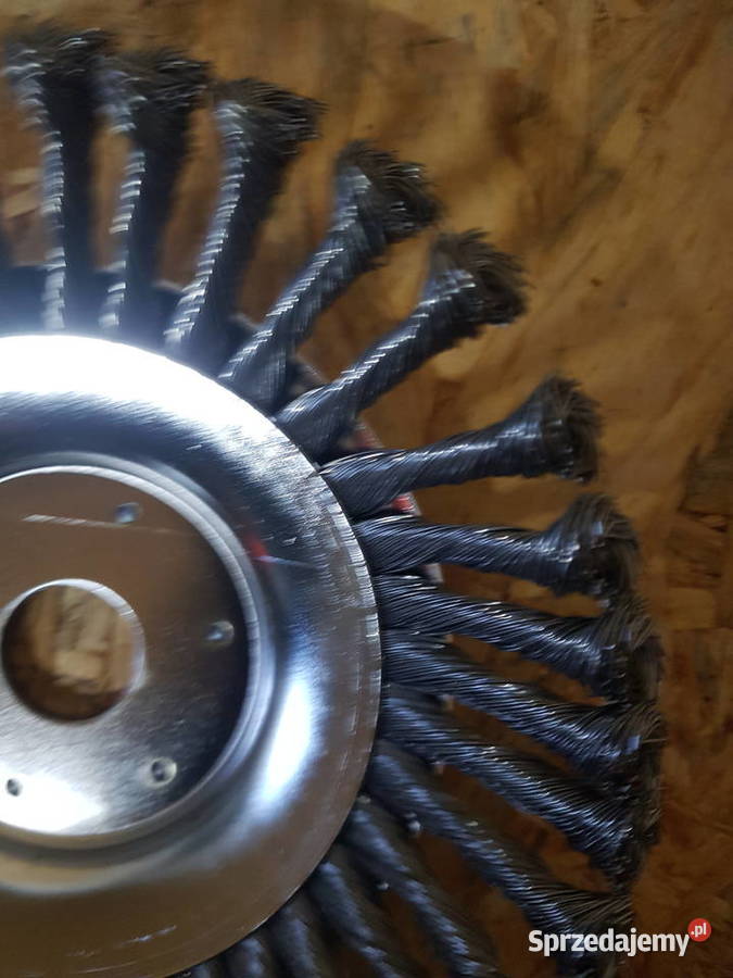 SZCZOTKA DRUCIANA DO KOSY 200 mm TARCZA twarda Głogowa