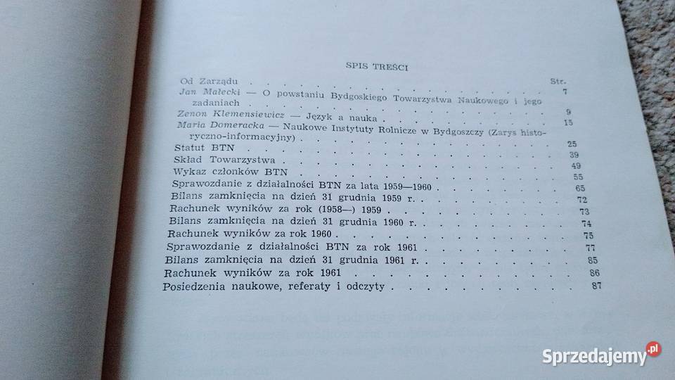 Bydgostiana 1 19591961 Bydgoskie Towarzystwo pomorskie Gdańsk