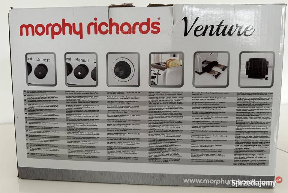 Toster Morphy Richards Venture 240130 NOWY zachodniopomorskie Szczecin