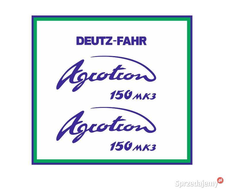 Naklejki DeutzFahr Agrotron 150 MK3 Ciągnik Pozostałe Rzgów