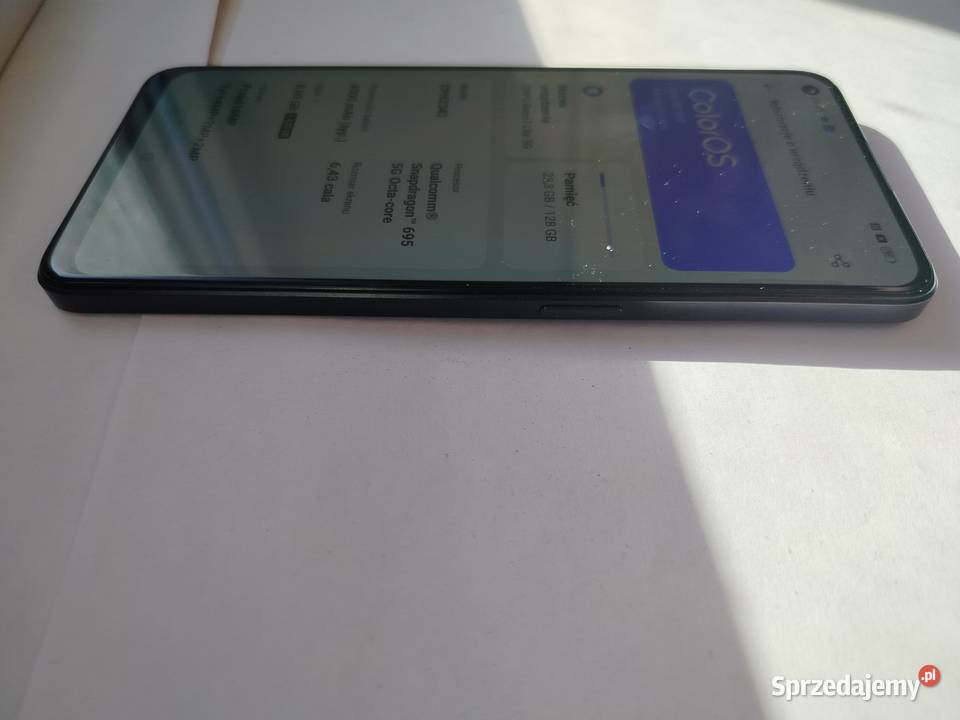 Oppo Reno 7 Lite 5G 8GB128GB Czarny stan lekko Łódź sprzedam