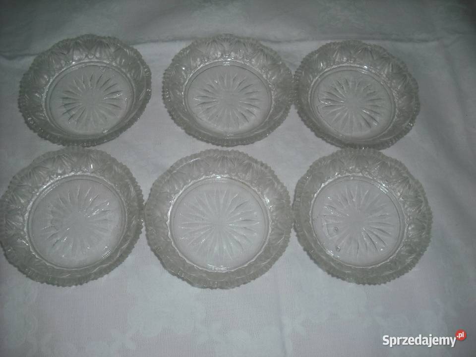 Szklane ozdobne podstawkitalerzyki Akcesoria do herbaty Warszawa