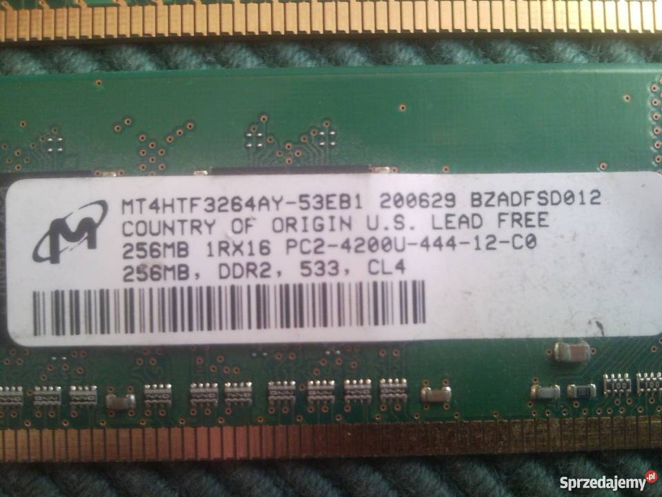 RAM 2 x 256 MB DDR2 Ostrołęka