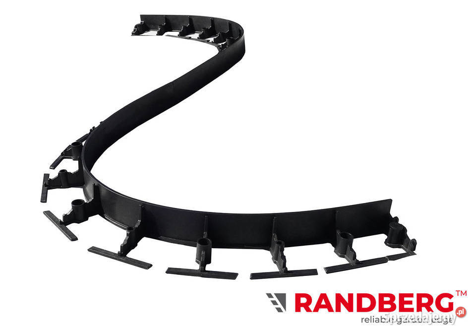 Obrzeże plastikowe BORD RANDBERG czarne 455878mm Cieśle
