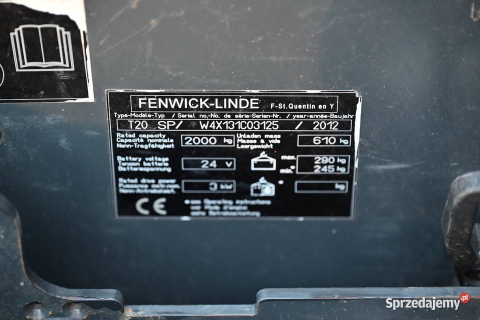 Paleciak elektryczny Linde T20 SP 2012r Bateria Częstochowa