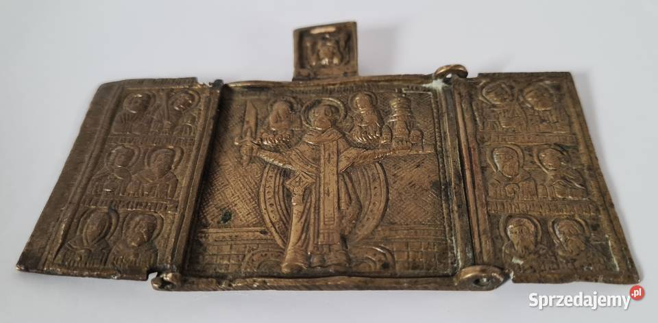 Ikona podróżna Święty Mikołaj Możajski 0422 Warszawa