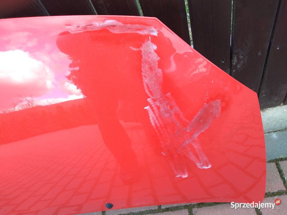 Maska Pokrywa Renault Twingo II 2 uszkodzona wielkopolskie
