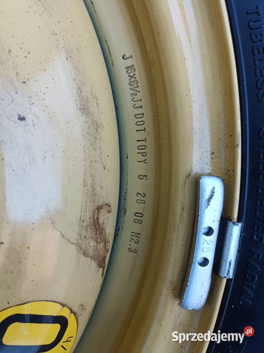 Suzuki Grand Vitara II KOŁO ZAPASOWE Zapas 22570 stalowe Rudka