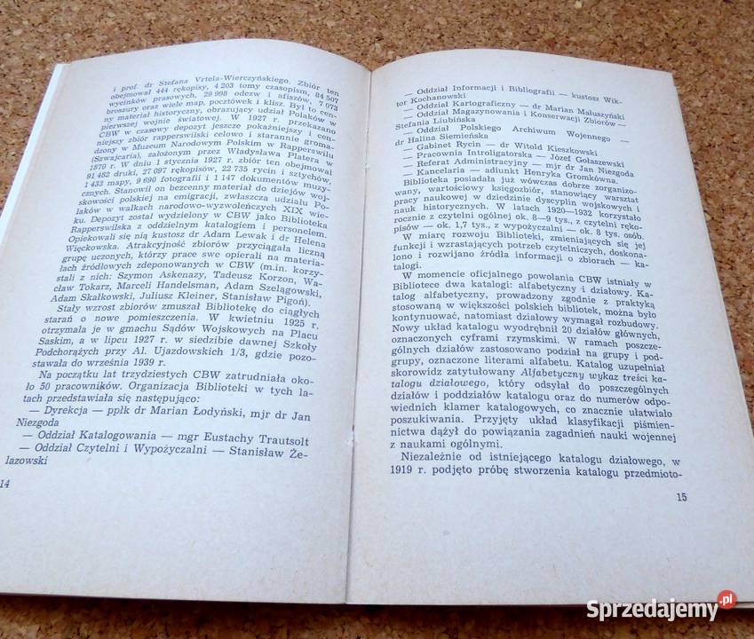 H 60 lat Centralnej Biblioteki Wojskowej Warszawa