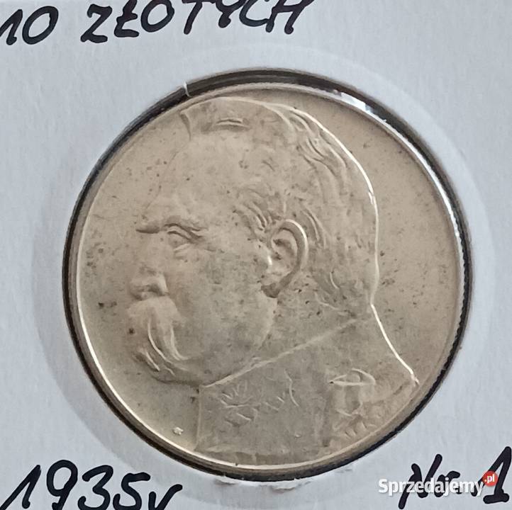 10 J Piłsudski 1935 r Cudeńko oryginalna Konin