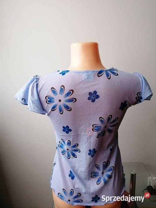 NOWA BŁĘKITNA BLUZKA Z SIATECZKI RXL czarny Odzież damska Łódź