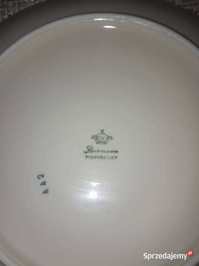 Spodek i talerze Steinmann Tiefenfurt vintage dolnośląskie Wrocław