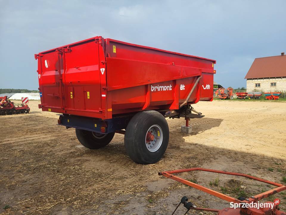 Przyczepa skorupowa Brimont 8 ton Chojewo