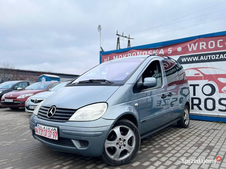 MercedesBenz Vaneo 17 Diesel 2005 HAK 5 osobowy dolnośląskie Wrocław