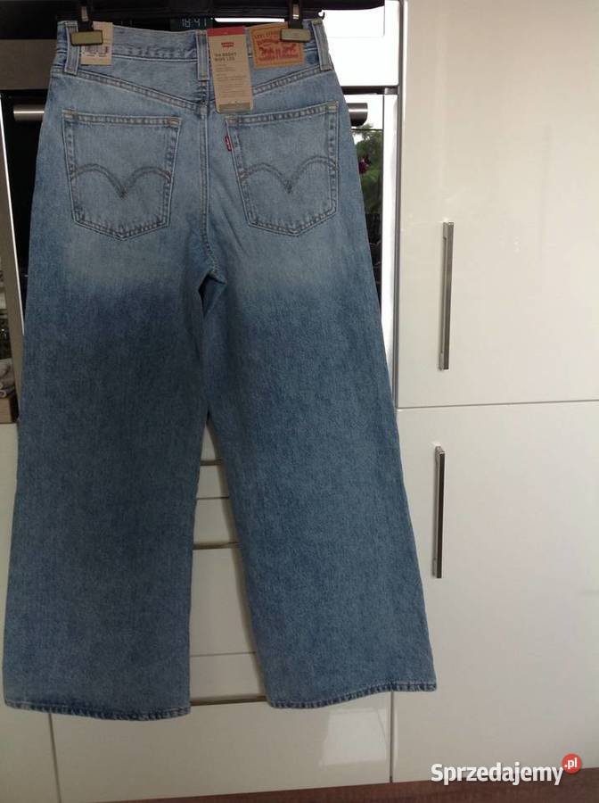 Spodnie Jeans Damskie Levis 94 Baggy Wide Leg Rozmiar 36(S) Nowa Sól