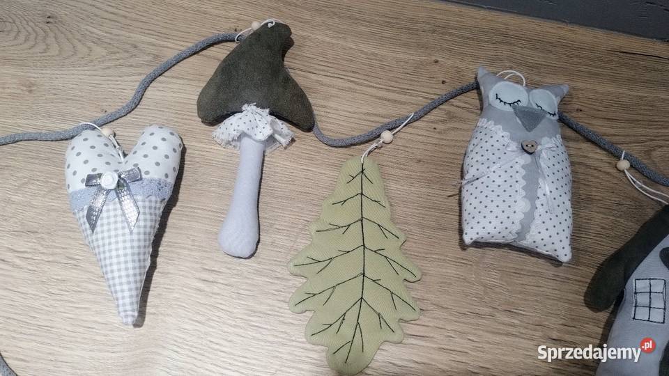 Girlanda jesienna dekoracja do salonu handmade