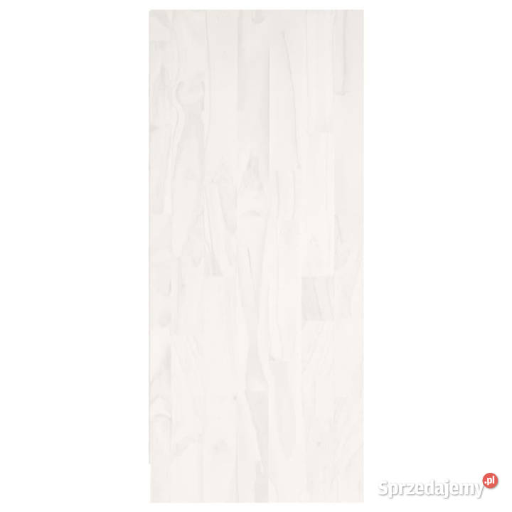 Regał na książki biały 104x33x76 lite drewno Warszawa