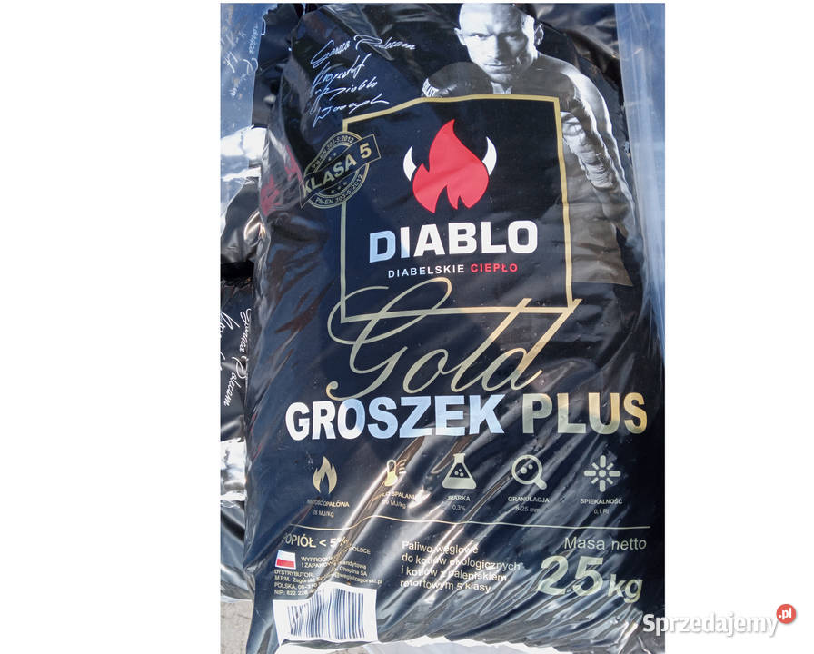 Ekogroszek Diablo Gold premium worki 25kg