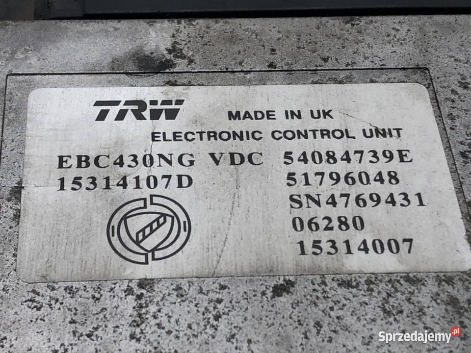 POMPA ABS FIAT CROMA 51796048 19 120 0611 sprzedam